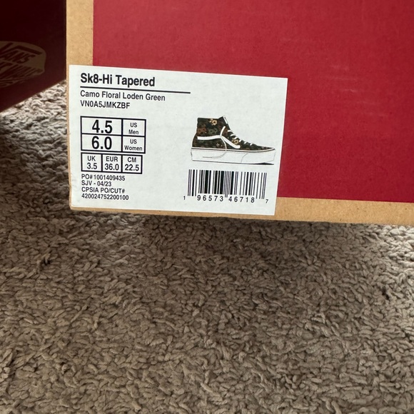 WOMENS VANS SK8 HI TAPERED STACKFORM - Picture 3 of 5